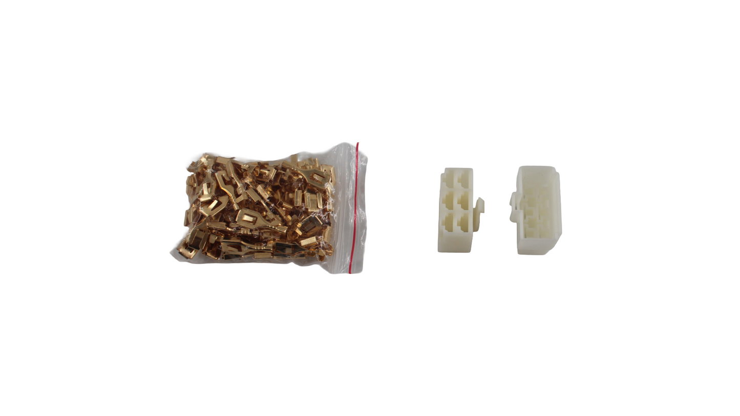 6 pin stekker set
