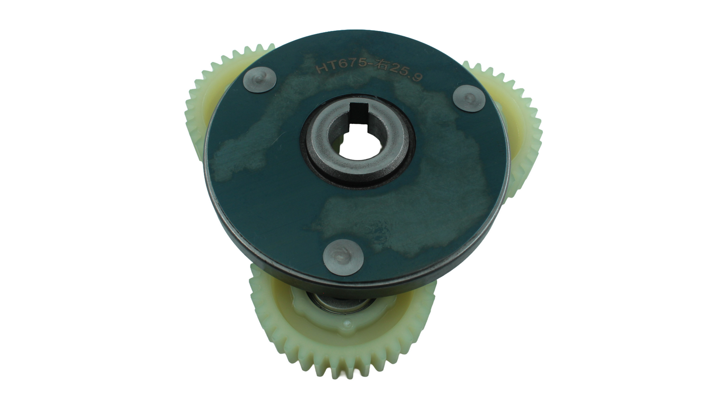 motor tandwiel fatbike close-up