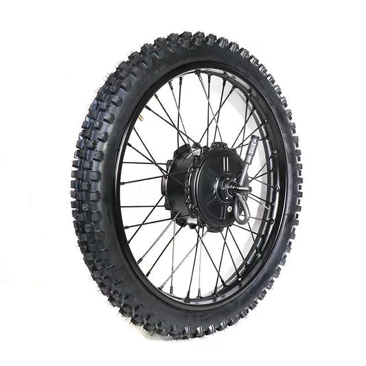 GT2000 Motor met velg en band zwarte motor kabel