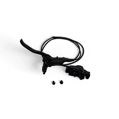 Logan hydraulische e-bike rem rechts, complete set met remhendel, remklauw en remleiding