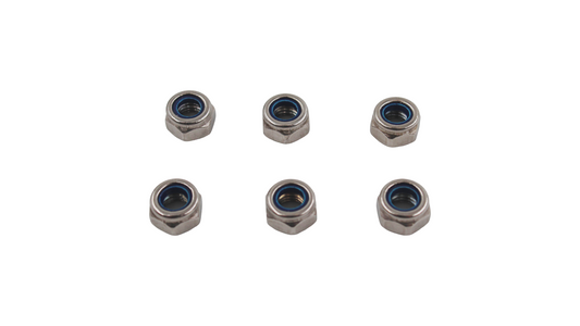 Fatbike zadel moeren set 6 stuks
