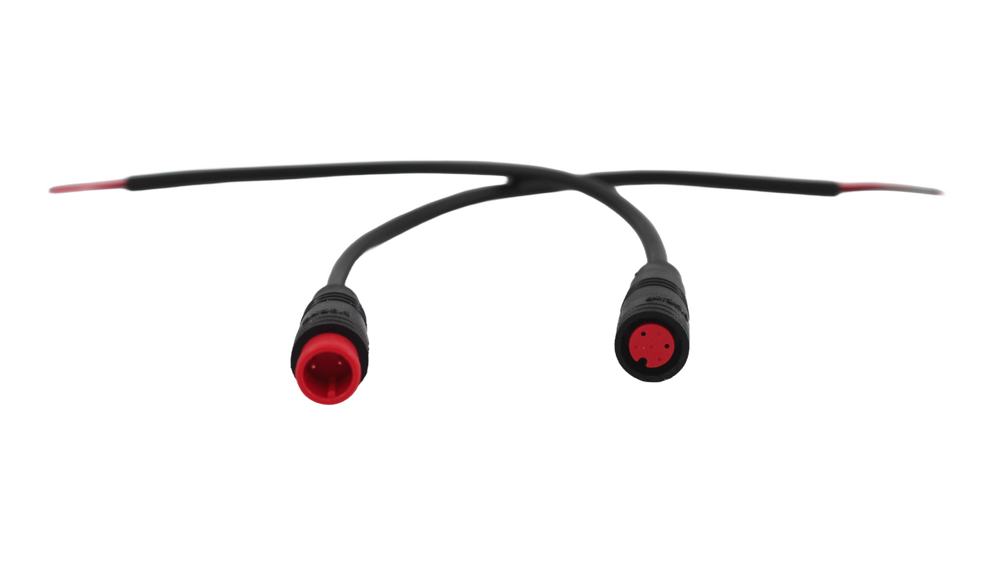 2 pin fatbike/ebike conector set rood