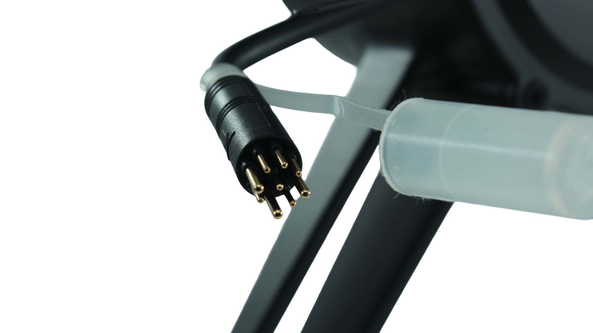 fatbike motor close-up kabel rechts zwart