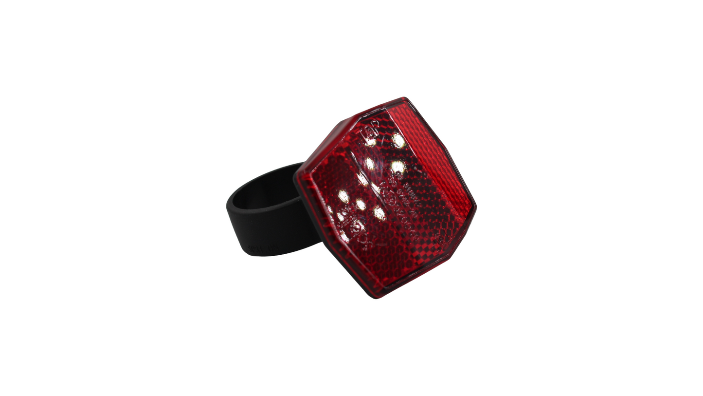 Reflector met buis klem
