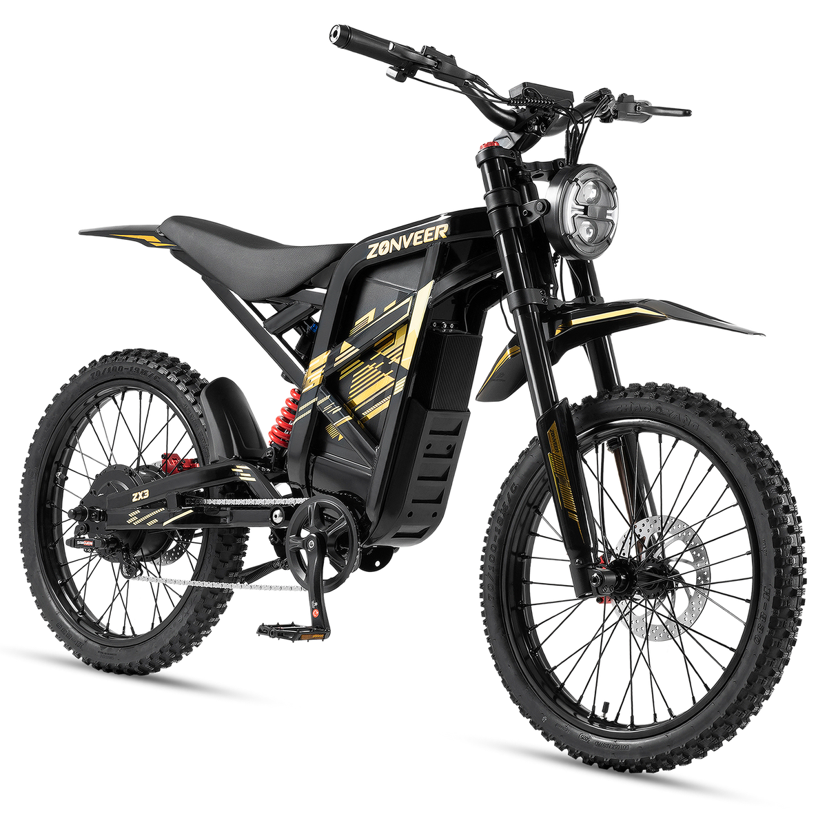 Zonveer ZX3 elektrische crossmotor
